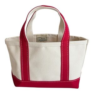 L.L. Bean Mini Boat and Tote Red